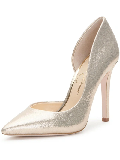 Shop Jessica Simpson Claudette Womens D'orsay Heels In White