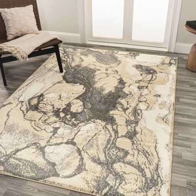 Jonathan Y Marmo Abstract Marbled Modern Area Rug