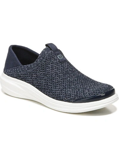 Shop Bzees Clever Womens Washable Slip On Casual And Fashion Sneakers In Blue