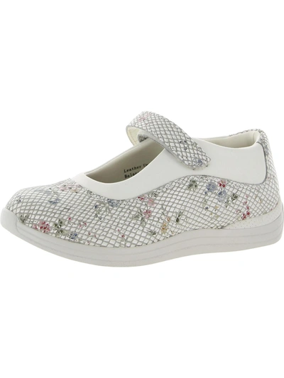 Shop Drew Rose Womens Leather Oxfords Mary Janes In White