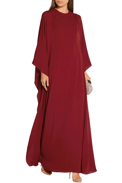 Shop Valentino Silk-georgette Gown