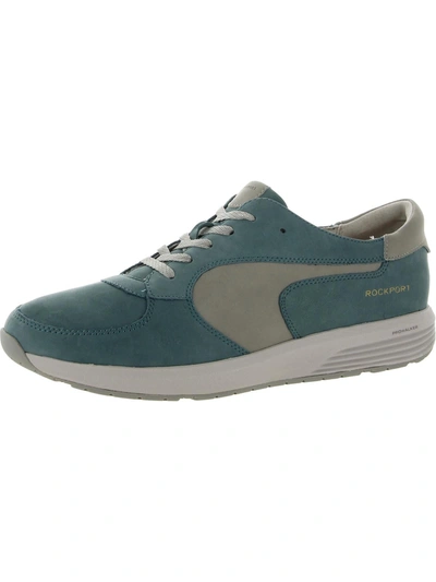 Shop Rockport True Stride Blucher Womens Leather Lifestyle Casual And Fashion Sneakers In Blue