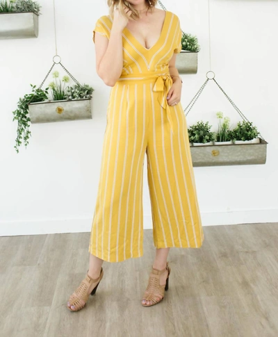 Shop Bb Dakota All The Right Moves Sunset Jumper In Yellow