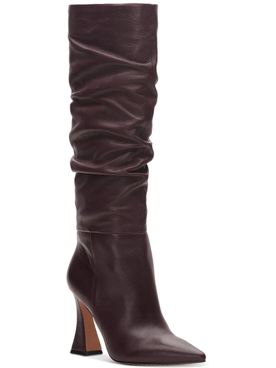 Shop Vince Camuto Alinkay Womens Suede Slouchy Knee-high Boots In Multi