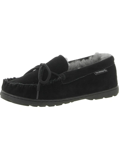 Bearpaw Mindy Womens Suede Slip On Moccasins In Multi