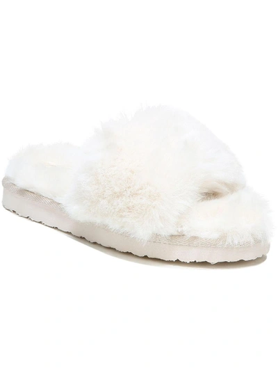 Shop Sam Edelman Jinnie Womens Faux Fur Slip On Slide Slippers In Multi