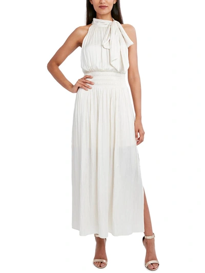 Shop Bcbgmaxazria Womens Boho Maxi Halter Dress In White
