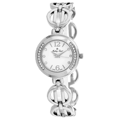 Shop Mathey-tissot Women's Fleury 1496 White Dial Watch In Silver