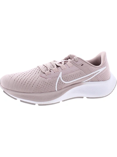 Shop Nike Air Zoom Pegasus 38 Womens Fitness Workout Running Shoes In White
