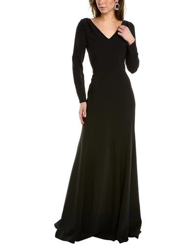 Shop Carolina Herrera Gown In Black