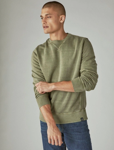 Lucky Brand Men's Cloud Soft Fleece Crew Neck Sweatshirt In Multi