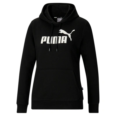 Shop Puma Women's Essentials Hoodie In Black