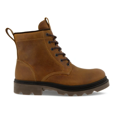 Shop Ecco Grainer Mens Waterproof Leather Boots In Brown