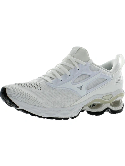 Shop Mizuno Wave Creation Waveknit Mens Fitness Lifestyle Athletic And Training Shoes In White