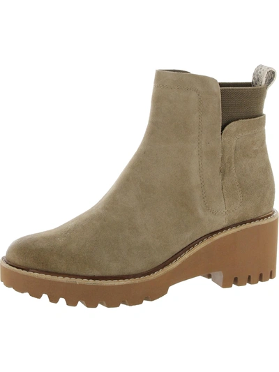 Dolce Vita Huey Womens Lugged Sole Lug Sole Ankle Boots In Multi