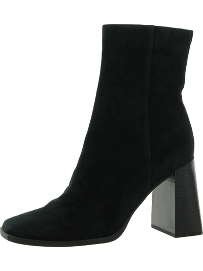 Shop Sam Edelman Ivette Womens Suede Square Toe Ankle Boots In Black