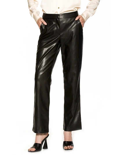 Shop Alexia Admor Faux Leather Pants In Black