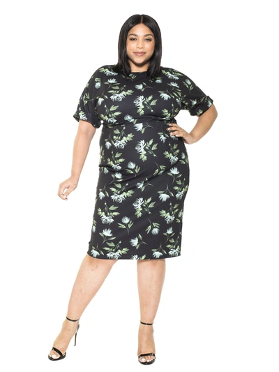 Shop Alexia Admor Jacqueline Dress - Plus Size In Multi