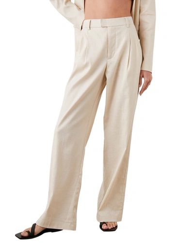Shop Rails Marnie Linen-blend Trouser In Beige