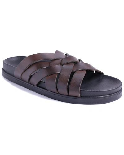 Shop M By Bruno Magli Bruno Magli Siracusa Leather Sandal In Brown