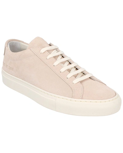 Shop Common Projects Achilles Leather Sneaker In Beige