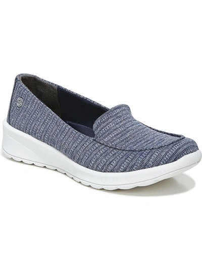 Shop Bzees Get Movin' Womens Slip On Loafer Casual And Fashion Sneakers In Blue