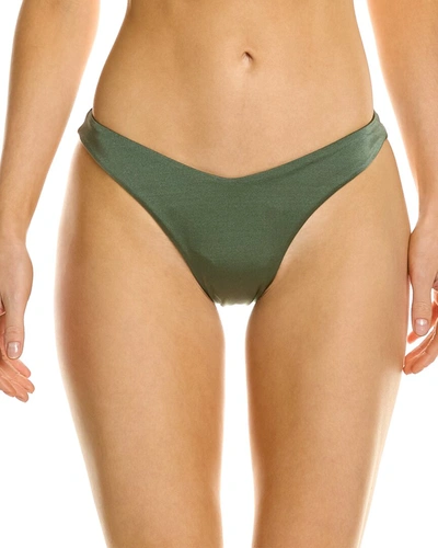 Shop Peixoto Shelley Bikini Bottom In Green