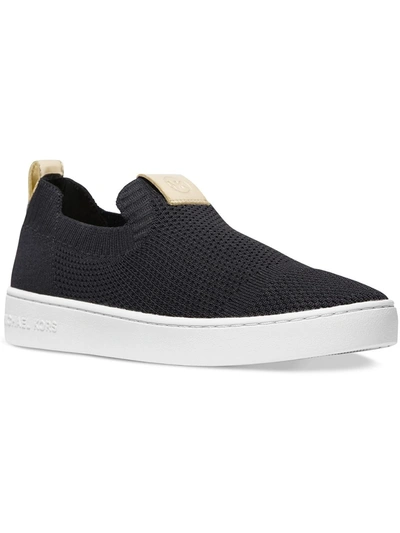 Shop Michael Michael Kors Juno Womens Lifestyle Slip-on Casual And Fashion Sneakers In Black