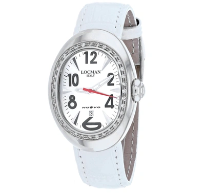 Shop Locman Women's Mother Of Pearl Dial Watch In White