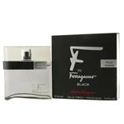 Shop Ferragamo F By  Pour Homme Black By Salvatore  Edt Spray 3.4 oz