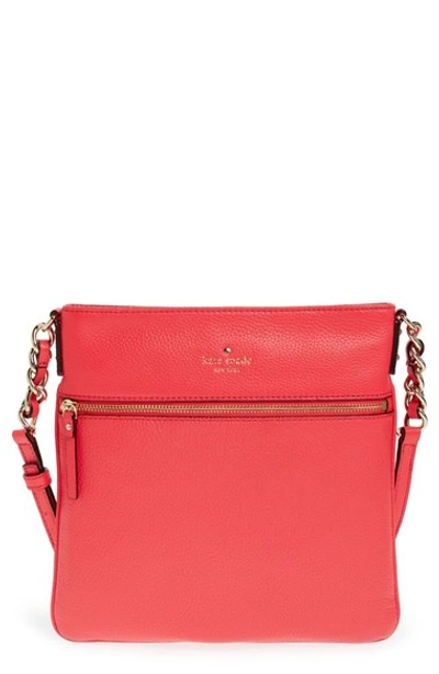 Kate Spade 'cobble Hill - Ellen' Leather Crossbody Bag In Crab Red