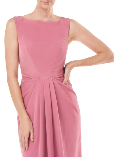 Shop Kay Unger Sansa Womens Sleeveless Maxi Evening Dress In Pink