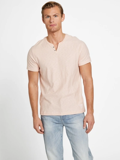 Guess Factory Eco Ricky Split Tee In Multi