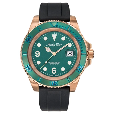 Shop Mathey-tissot Men's Classic Green Dial Watch