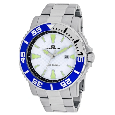 Shop Oceanaut Men's White Dial Watch
