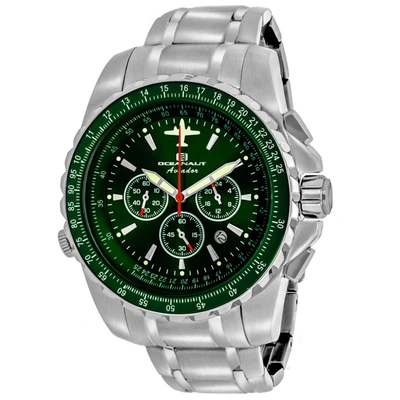 Oceanaut Aviador Pilot Mens Chronograph Quartz Watch Oc0117 In Green