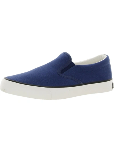 Shop Kenneth Cole New York The Run Womens Canvas Fashion Slip-on Sneakers In Blue