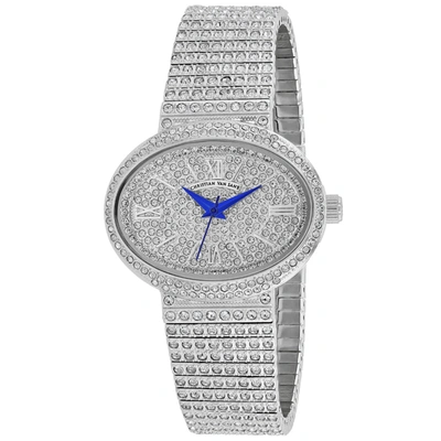 Christian Van Sant Sparkler Quartz Silver Dial Ladies Watch Cv0250 In Silver