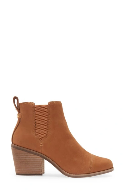 Shop Toms Everly Chelsea Boot In Medium Brown