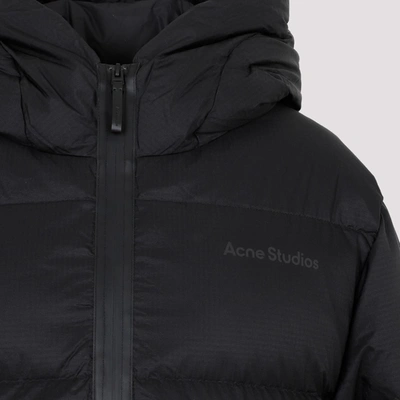 Shop Acne Studios Padded Jacket Coat In Black