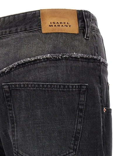 Shop Isabel Marant 'noemie' Jeans In Gray