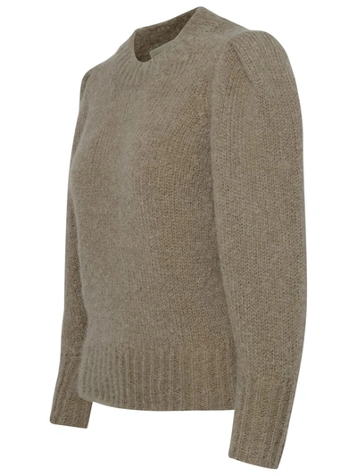 Shop Isabel Marant Beige Mohair Emma Sweater