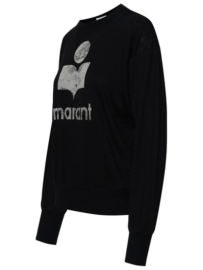 Shop Isabel Marant Étoile Black Linen Klowia Sweater