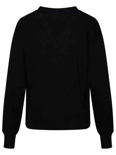 Shop Isabel Marant Étoile Black Linen Klowia Sweater
