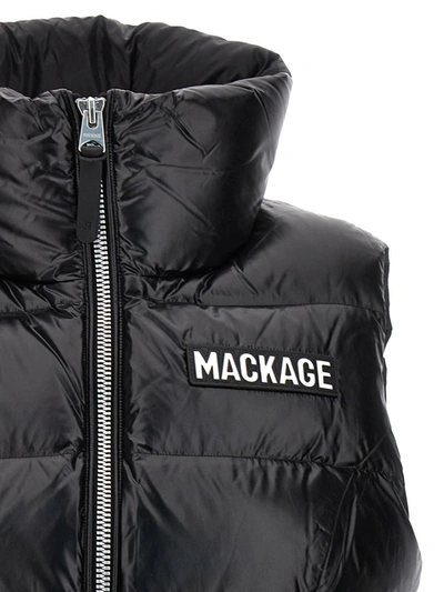 Shop Mackage 'chaya' Vest In Black
