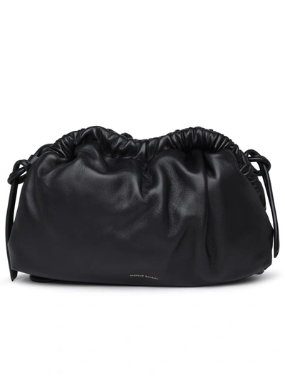Shop Mansur Gavriel Small 'cloud' Black Leather Crossbody Bag