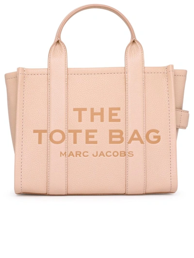 Shop Marc Jacobs Rose Leather Midi Tote Bag In Pink