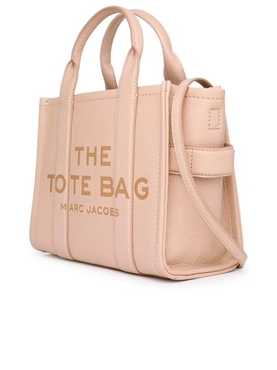 Shop Marc Jacobs Rose Leather Midi Tote Bag In Pink