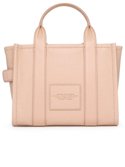 Shop Marc Jacobs Rose Leather Midi Tote Bag In Pink