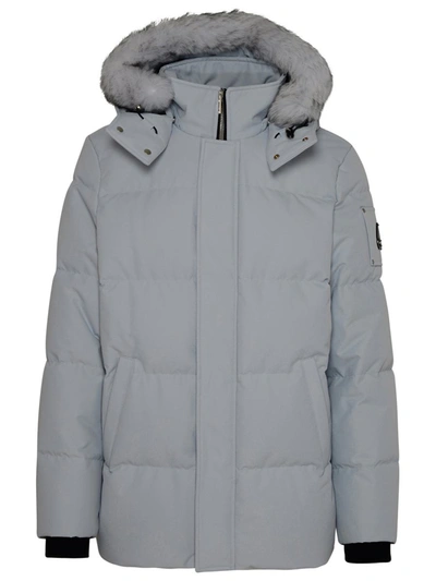 Shop Moose Knuckles Cloud Down Jacket 3q In Grey